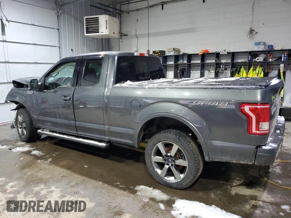 2016 Ford F-150 XLT with VIN 1FTFX1EF5GFD29647, listed as a Copart auction lot 87866955 with 0 mi miles and Salvage Title. Bid and sale history available at carsss.com. Image 2.