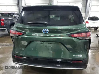 2023 Toyota Sienna Platinum with VIN 5TDESKFC1PS097942, listed as a Copart auction lot 50408805 with 15,101 mi miles and Salvage Title. Bid and sale history available at DreamBid. Image 6.