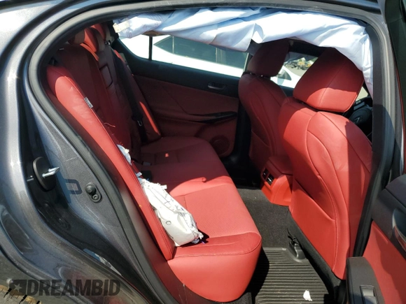 2021 Lexus IS 350 F Sport with VIN JTHGZ1E25M5022412, listed as a Copart auction lot 63022165 with Not provided miles and Salvage title. Bid and sale history available at DreamBid. Image 10.