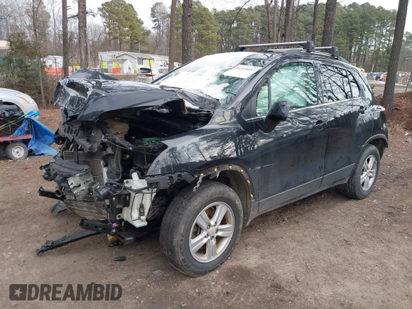 2016 Chevrolet Trax LT with VIN KL7CJPSB9GB745066, listed as a IAAI auction lot 41316657 with 101,891 mi miles and . Bid and sale history available at DreamBid. Image 2.