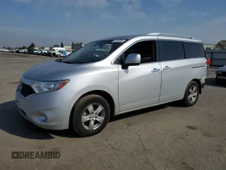 2017 Nissan Quest SV with VIN JN8AE2KP4H9167582, listed as a Copart auction lot 45763295 with 125,020 mi miles and Salvage Title. Bid and sale history available at carsss.com. Image 1.