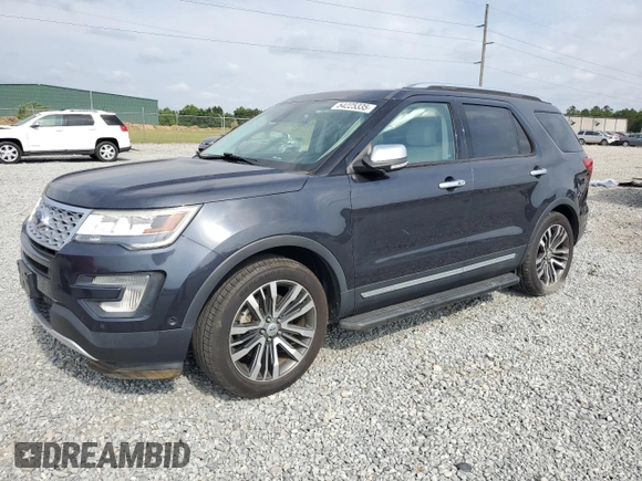 2017 Ford Explorer Platinum с VIN 1FM5K8HT8HGD79728, выставлен на аукционе Copart как лот 54225335 с пробегом 108 409 миль миль и Списание • Salvage title. История ставок и продаж доступна на DreamBid. Изображение 1.