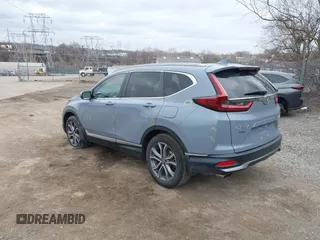 2020 Honda CR-V Touring with VIN 2HKRW2H92LH657975, listed as a IAAI auction lot 41627776 with 46,590 mi miles and . Bid and sale history available at DreamBid. Image 3.