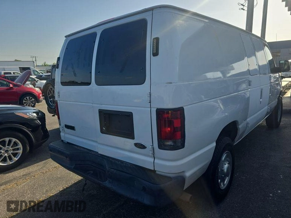 2014 Ford Econoline Cargo Commercial with VIN 1FTNE2EL2EDB06200, listed as a IAAI auction lot 42241071 with 62,147 mi miles and . Bid and sale history available at DreamBid. Image 1.