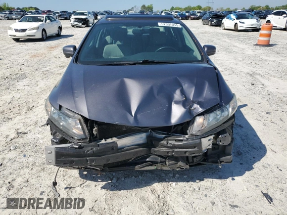 2014 Honda Civic EX-L with VIN 19XFB2F90EE010080, listed as a Copart auction lot 52307055 with 284,203 mi miles and Salvage Title. Bid and sale history available at DreamBid. Image 5.