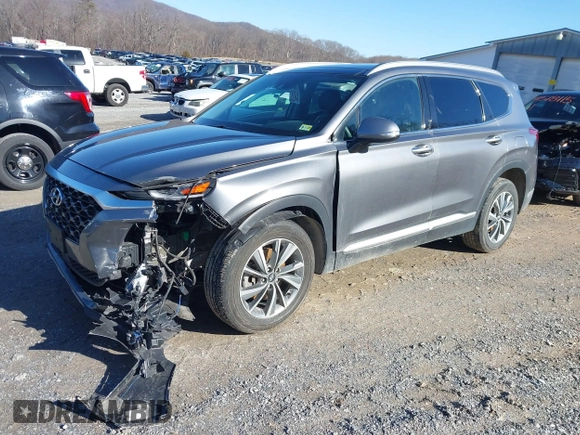 2019 Hyundai Santa Fe Limited with VIN 5NMS5CAD3KH033218, listed as a IAAI auction lot 41509237 with 95,152 mi miles. Bid and sale history available at carsss.com. Image 20.