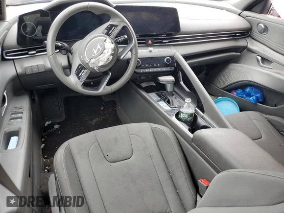2024 Hyundai Elantra SEL with VIN KMHLS4DG9RU694050, listed as a Copart auction lot 63476585 with 4,034 mi miles and Salvage title. Bid and sale history available at DreamBid. Image 8.