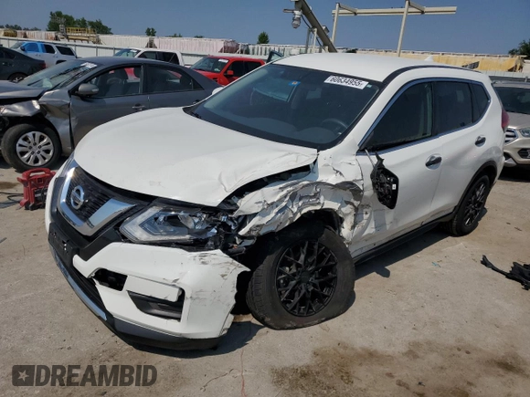 2017 Nissan Rogue S with VIN JN8AT2MV6HW006332, listed as a Copart auction lot 60634955 with Not provided miles and Salvage title. Bid and sale history available at DreamBid. Image 1.