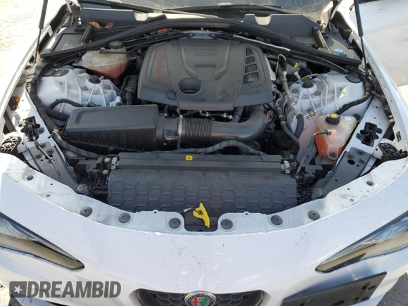 2020 Alfa Romeo Giulia with VIN ZARFAMAN6L7626100, listed as a Copart auction lot 51003135 with 41,991 mi miles and Salvage title. Bid and sale history available at DreamBid. Image 12.