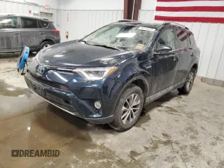 2017 Toyota RAV4 Hybrid XLE with VIN JTMRJREV4HD066519, listed as a Copart auction lot 44144525 with 57,974 mi miles and Salvage Title. Bid and sale history available at carsss.com. Image 1.