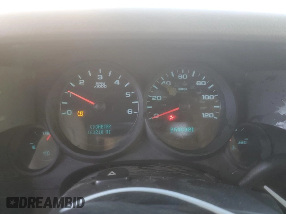 2011 Chevrolet Silverado 1500 Work Truck with VIN 1GCNCPEAXBZ379367, listed as a Copart auction lot 46596775 with 163,218 mi miles and Salvage Title. Bid and sale history available at DreamBid. Image 9.