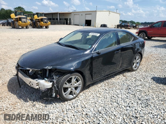 2009 Lexus IS 250 with VIN JTHBK262295096302, listed as a Copart auction lot 54860505 with 141,960 mi miles and Salvage title. Bid and sale history available at DreamBid. Image 1.