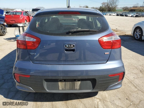 2016 Kia Rio LX with VIN KNADM5A38G6600314, listed as a Copart auction lot 47215154 with 69,251 mi miles and Salvage Title. Bid and sale history available at carsss.com. Image 6.