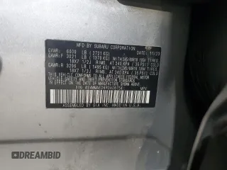 2024 Subaru Ascent Premium with VIN 4S4WMAED6R3408154, listed as a Copart auction lot 85658834 with 17,308 mi miles and Salvage title. Bid and sale history available at DreamBid. Image 13.