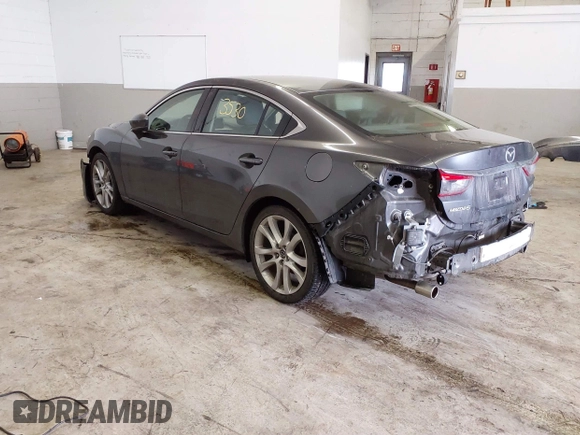 2017 Mazda Mazda6 Touring with VIN JM1GL1V57H1112266, listed as a IAAI auction lot 41553530 with 46,599 mi miles. Bid and sale history available at carsss.com. Image 3.