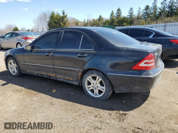 2007 Mercedes-Benz C 230 Sport with VIN WDBRF52H77F890234, listed as a Copart auction lot 53742555 with 271,934 mi miles and Clean Title. Bid and sale history available at DreamBid. Image 2.