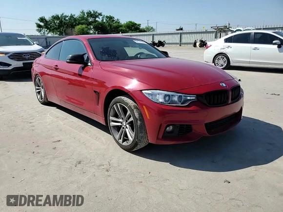 2015 BMW 4 Series 435i xDrive with VIN WBA3R5C51FK372318, listed as a Copart auction lot 52177785 with 74,961 mi miles and Salvage title. Bid and sale history available at DreamBid. Image 11.