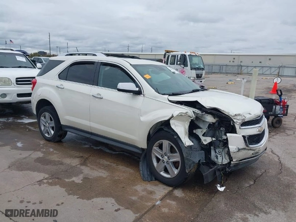 2015 Chevrolet Equinox LTZ with VIN 1GNFLHEK4FZ125377, listed as a IAAI auction lot 41030883 with 103,487 mi miles. Bid and sale history available at carsss.com. Image 1.