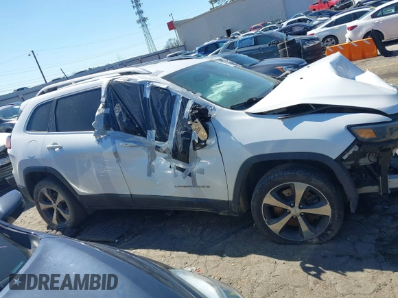 2019 Jeep Cherokee Limited with VIN 1C4PJLDB1KD302241, listed as a IAAI auction lot 41757620 with 164,915 mi miles and . Bid and sale history available at DreamBid. Image 13.