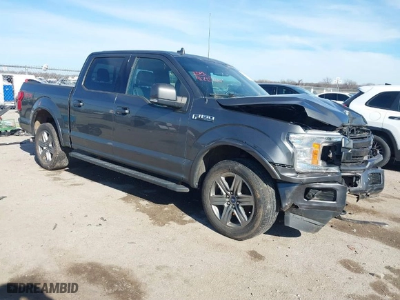 2018 Ford F-150 XL with VIN 1FTEW1E56JKE29843, listed as a IAAI auction lot 41292720 with 74,402 mi miles. Bid and sale history available at carsss.com. Image 1.