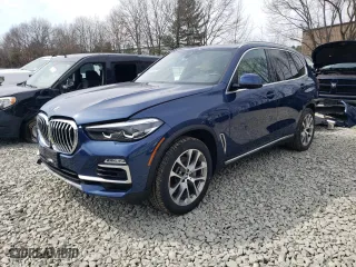 2021 BMW X5 xDrive40i with VIN 5UXCR6C01M9F35701, listed as a Copart auction lot 48347725 with 42,280 mi miles and Salvage Title. Bid and sale history available at carsss.com. Image 1.