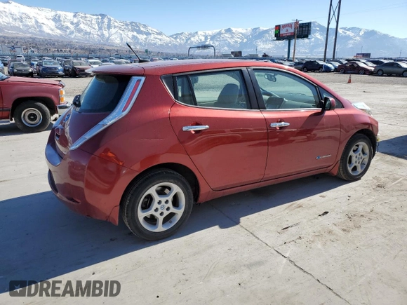 2014 Nissan LEAF SV z VIN 1N4AZ0CP0EC333782, wystawiony jako Copart lot #47541495 z przebiegiem 73 795 mil mil oraz Szkoda całkowita • Salvage title. Historia ofert i sprzedaży dostępna na DreamBid. Obrazek 3.