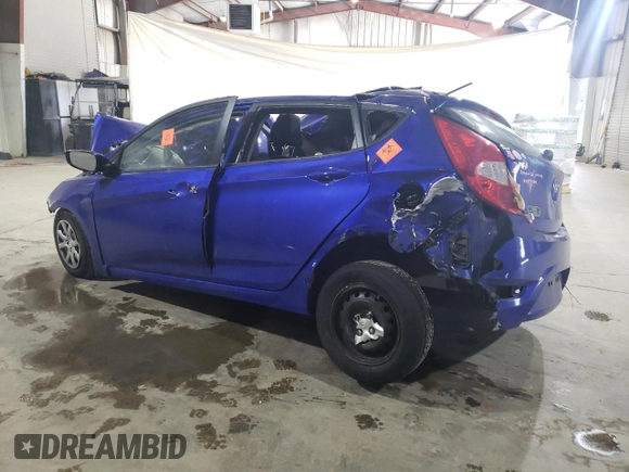 2013 Hyundai Accent GS with VIN KMHCT5AE9DU135340, listed as a Copart auction lot 50992305 with Not provided miles and Salvage title. Bid and sale history available at DreamBid. Image 2.