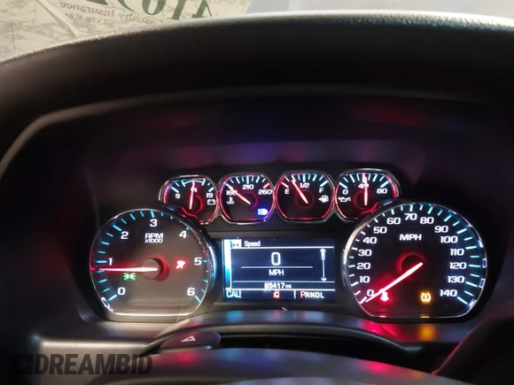 2017 Chevrolet Silverado 1500 LT with VIN 1GCVKREH3HZ298019, listed as a IAAI auction lot 41092059 with 85,417 mi miles and . Bid and sale history available at DreamBid. Image 7.