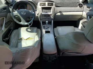 2006 Lexus IS 250 with VIN JTHBK262665019069, listed as a Copart auction lot 53447695 with 181,359 mi miles and Salvage title. Bid and sale history available at DreamBid. Image 8.
