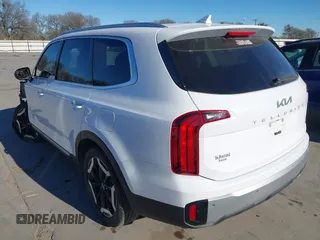 2023 Kia Telluride S with VIN 5XYP6DGC0PG402531, listed as a IAAI auction lot 41377916 with 32,717 mi miles and . Bid and sale history available at DreamBid. Image 3.