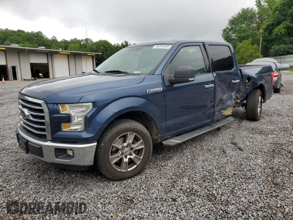 2016 Ford F-150 XL with VIN 1FTEW1CF0GKF60979, listed as a Copart auction lot 55254535 with 272,498 mi miles and Salvage title. Bid and sale history available at DreamBid. Image 1.