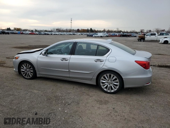 2014 Acura RLX Advance Pkg with VIN JH4KC1F92EC800038, listed as a Copart auction lot 79177824 with 285,995 mi miles and Salvage Title. Bid and sale history available at carsss.com. Image 2.