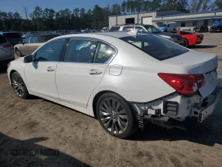 2016 Acura RLX Advance Pkg with VIN JH4KC1F94GC001767, listed as a Copart auction lot 79686294 with 51,404 mi miles and Salvage Title. Bid and sale history available at carsss.com. Image 2.