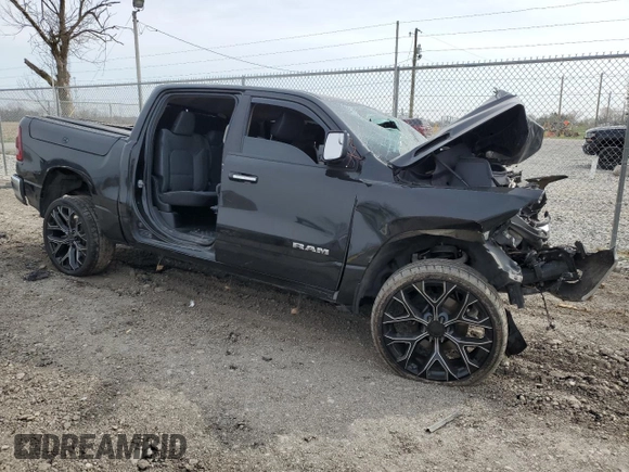 2019 Ram 1500 Big Horn with VIN 1C6SRFFT4KN778835, listed as a Copart auction lot 53491685 with Not provided miles and Non repairable. Bid and sale history available at DreamBid. Image 4.