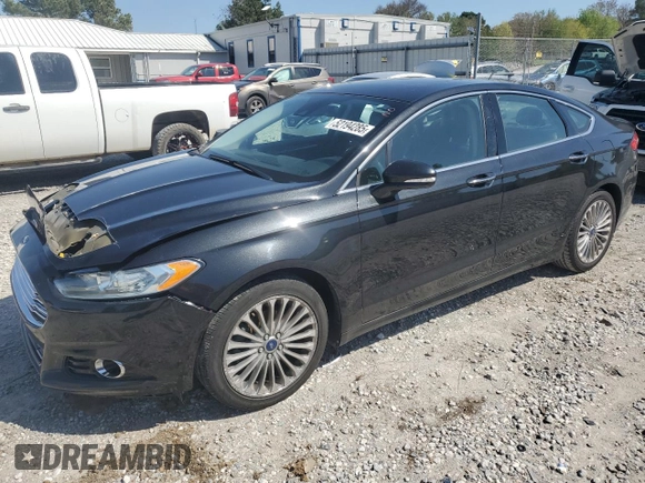 2014 Ford Fusion Titanium with VIN 3FA6P0K95ER154959, listed as a Copart auction lot 52194285 with 128,649 mi miles and Salvage Title. Bid and sale history available at carsss.com. Image 1.
