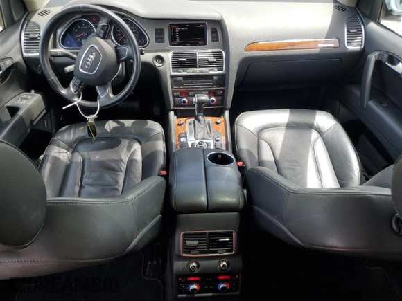 2015 Audi Q7 Premium Plus with VIN WA1LGAFE0FD004076, listed as a Copart auction lot 62591485 with 70,508 mi miles and Salvage title. Bid and sale history available at DreamBid. Image 8.