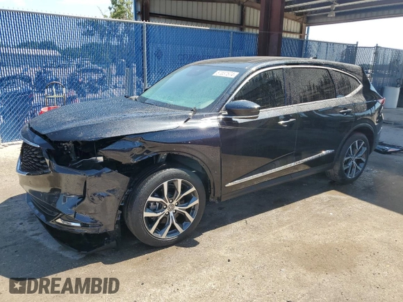 2022 Acura MDX w/Technology Package with VIN 5J8YE1H44NL005470, listed as a Copart auction lot 57037574 with 31,550 mi miles. Bid and sale history available at carsss.com. Image 1.