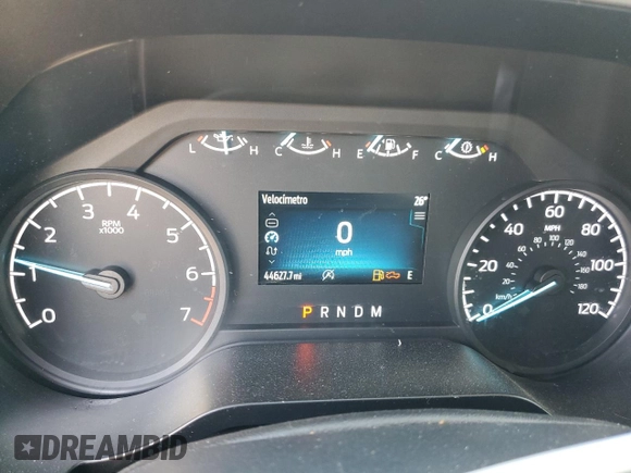 2021 Ford F-150 XL with VIN 1FTEW1CP2MKE92396, listed as a Copart auction lot 50442305 with 44,627 mi miles and Clean title. Bid and sale history available at DreamBid. Image 9.