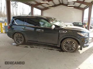 2021 Infiniti QX80 SENSORY with VIN JN8AZ2BC4M9475864, listed as a IAAI auction lot 41418111 with 61,878 mi miles. Bid and sale history available at carsss.com. Image 12.