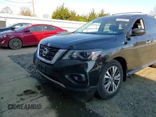 2019 Nissan Pathfinder S with VIN 5N1DR2MM5KC593108, listed as a Copart auction lot 53048995 with 104,517 mi miles and Salvage title. Bid and sale history available at DreamBid. Image 15.