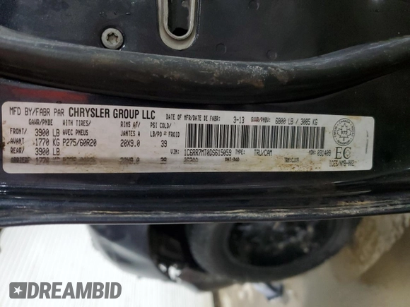 2013 Ram 1500 Sport z VIN 1C6RR7MT0DS615059, wystawiony jako Copart lot #89258315 z przebiegiem 136 524 mil mil oraz Szkoda całkowita • Salvage title. Historia ofert i sprzedaży dostępna na DreamBid. Obrazek 15.