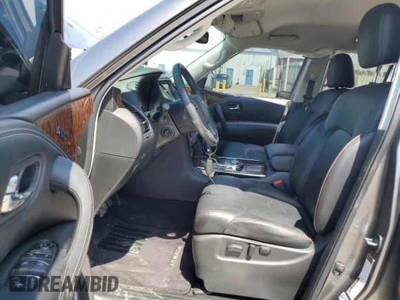 2020 Nissan Armada SL with VIN JN8AY2NDXL9111969, listed as a Copart auction lot 69554394 with 63,906 mi miles and Salvage Title. Bid and sale history available at carsss.com. Image 7.