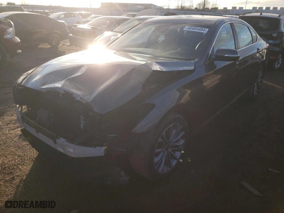 2017 Genesis G80 3.8L with VIN KMHGN4JE3HU203160, listed as a Copart auction lot 40464484 with 84,936 mi miles. Bid and sale history available at carsss.com. Image 1.