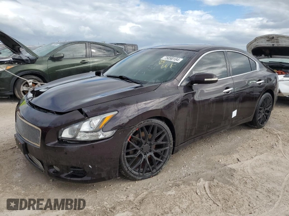 2014 Nissan Maxima S with VIN 1N4AA5AP5EC480302, listed as a Copart auction lot 75890184 with 74,541 mi miles and Non repairable. Bid and sale history available at DreamBid. Image 1.