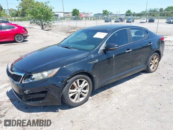 2012 Kia Optima EX with VIN 5XXGN4A70CG042190, listed as a IAAI auction lot 42003619 with 189,622 mi miles. Bid and sale history available at carsss.com. Image 2.