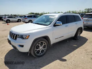 2020 Jeep Grand Cherokee Limited with VIN 1C4RJEBG8LC256921, listed as a Copart auction lot 50217265 with 82,880 mi miles and Salvage title. Bid and sale history available at DreamBid. Image 1.
