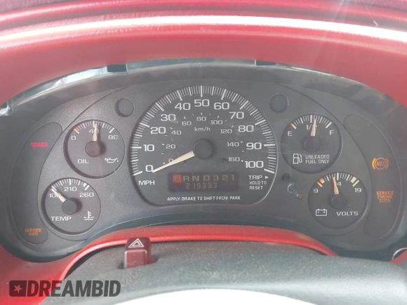 2003 Chevrolet Astro with VIN 1GNEL19X33B118742, listed as a IAAI auction lot 41994081 with 219,333 mi miles. Bid and sale history available at carsss.com. Image 7.