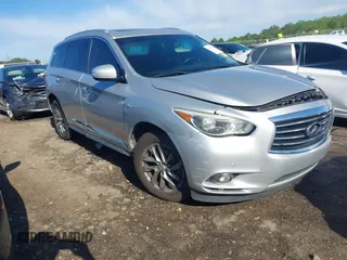 2015 Infiniti QX60 with VIN 5N1AL0MN5FC500398, listed as a IAAI auction lot 41979650 with 265,446 mi miles and . Bid and sale history available at DreamBid. Image 1.