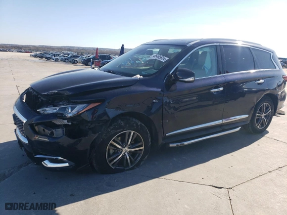 2019 Infiniti QX60 PURE with VIN 5N1DL0MN2KC507235, listed as a Copart auction lot 85465654 with NaN miles and Salvage Title. Bid and sale history available at carsss.com. Image 1.