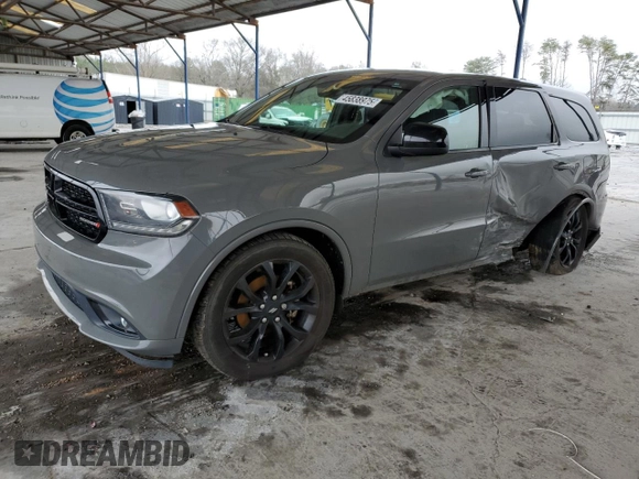 2019 Dodge Durango SXT Plus with VIN 1C4RDHAG4KC847739, listed as a Copart auction lot 45838975 with 152,622 mi miles and Salvage Title. Bid and sale history available at DreamBid. Image 1.